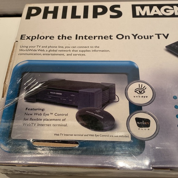NIB & Vintage Philips Magnavox Wireless Keyboard for Web TV #MWK122BK - Picture 4 of 5